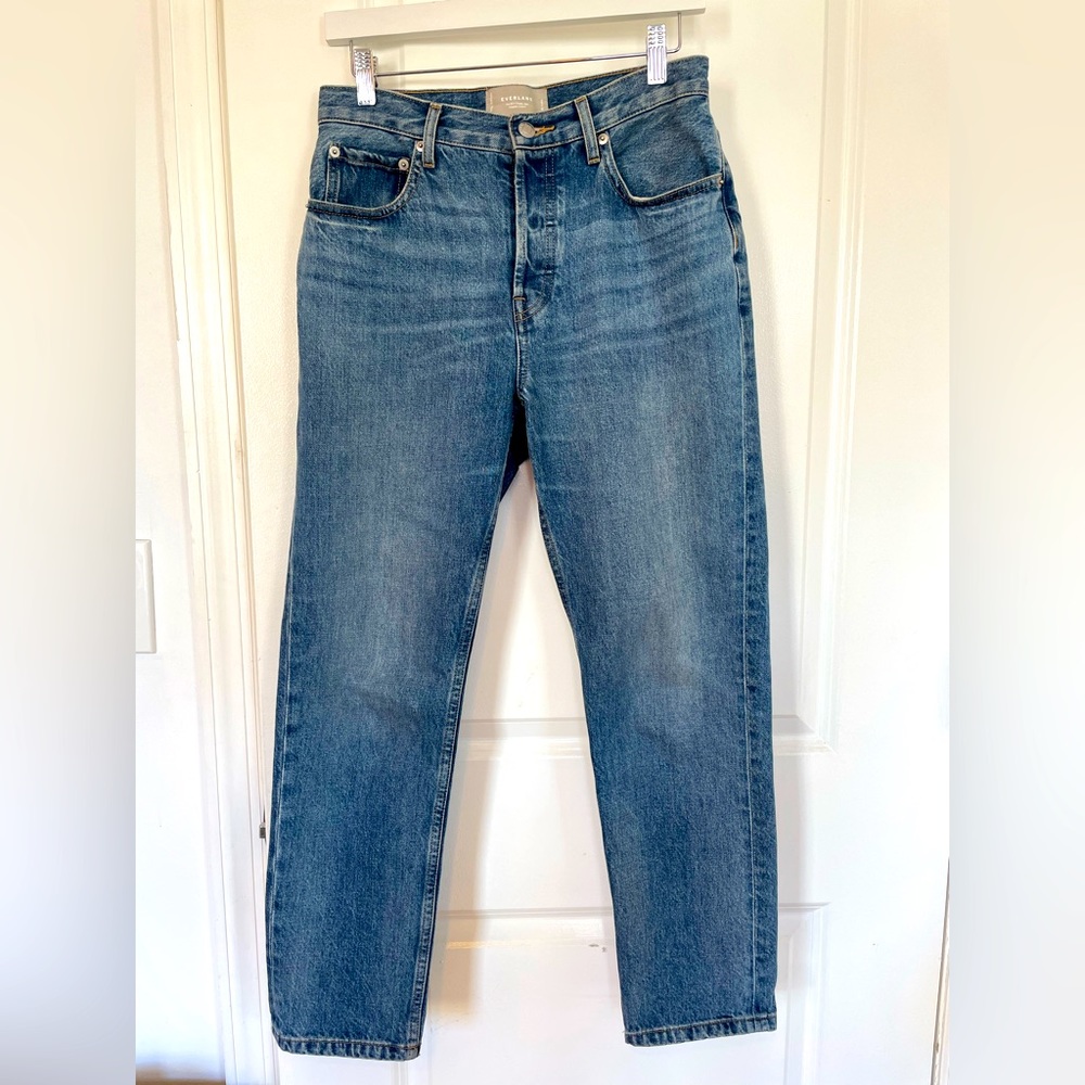 Everlane 90's Cheeky Jean. Vintage Mid Blue. Size 26 (Ankle).